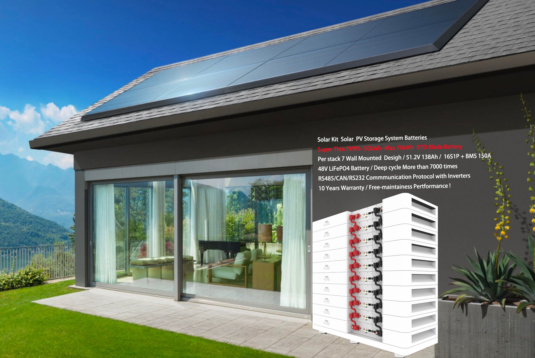 Solar PV Home Stack (7kw)