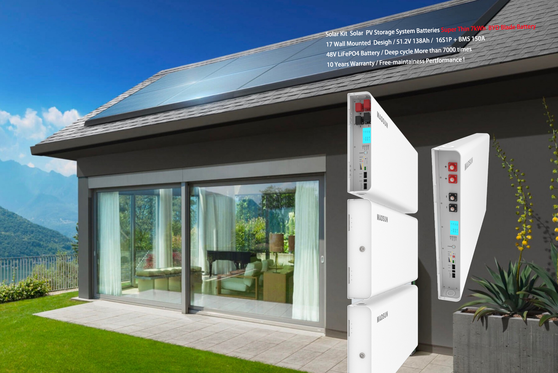 Solar PV Home Wall (7kw)